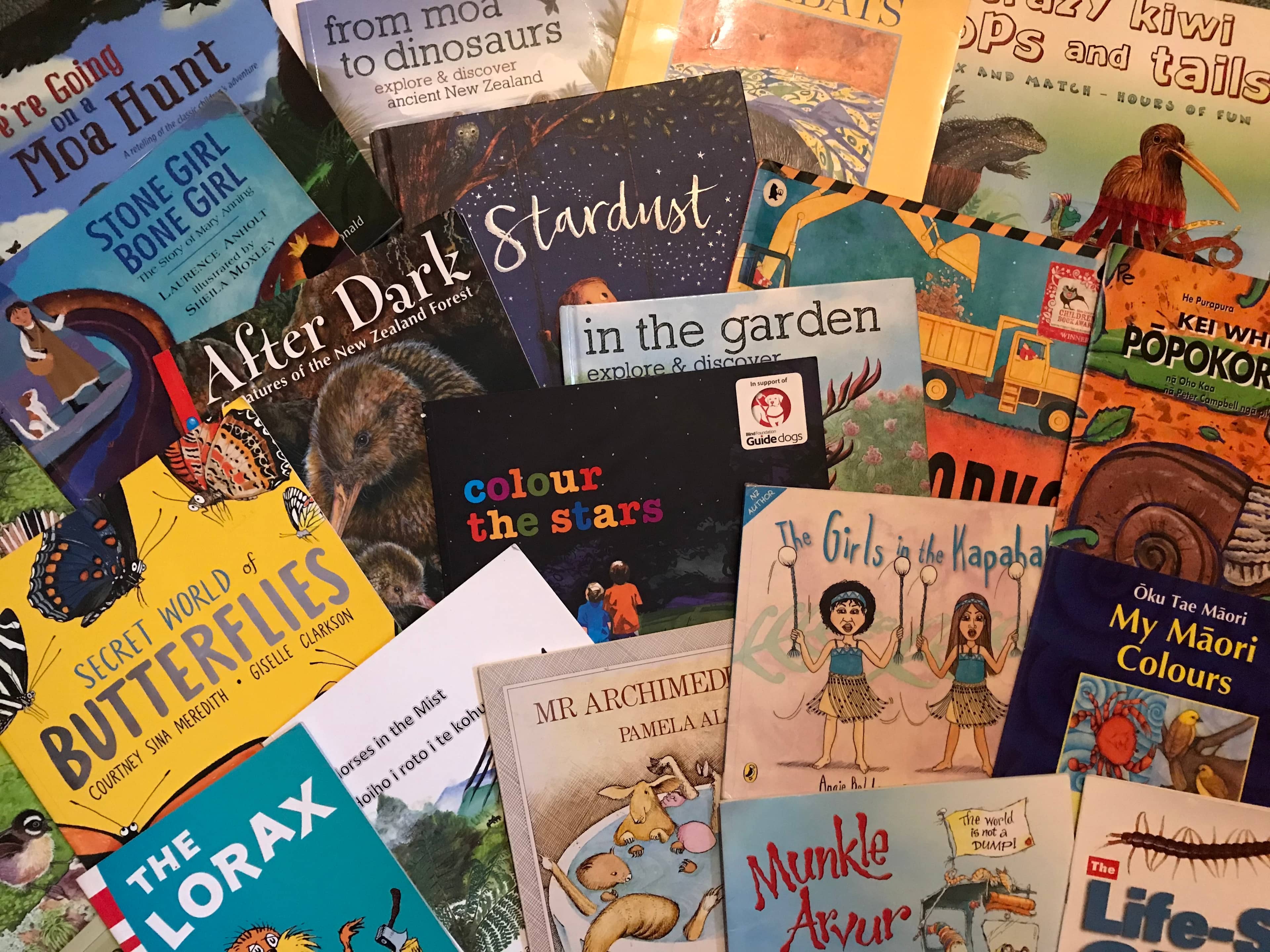 A selection of picture books.