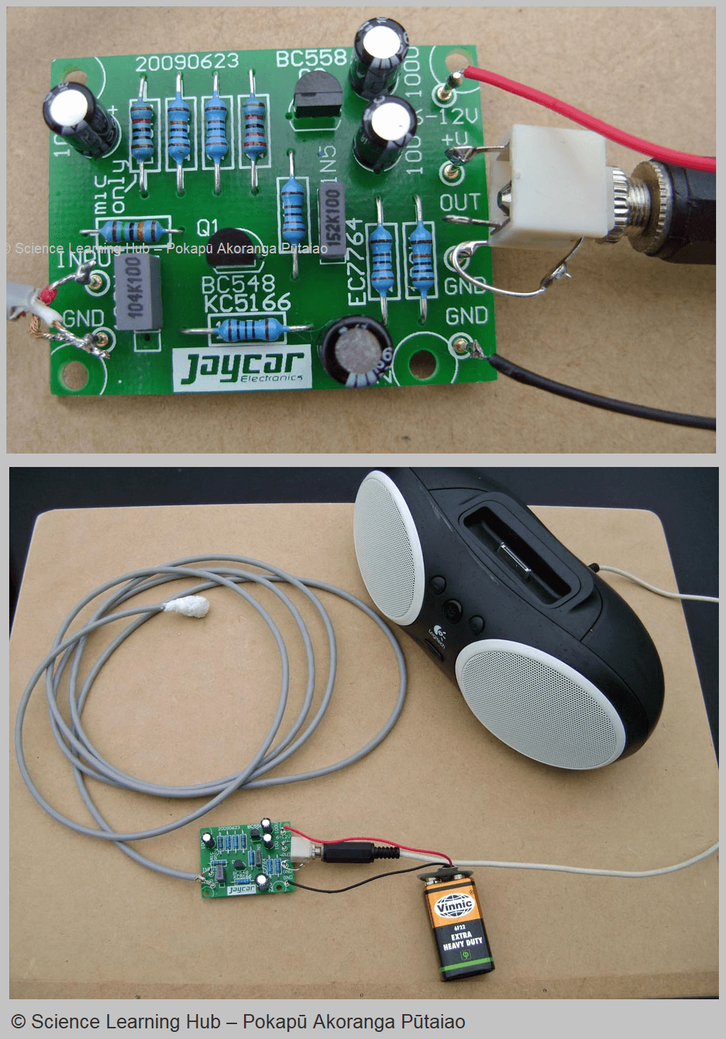 Make and use a hydrophone